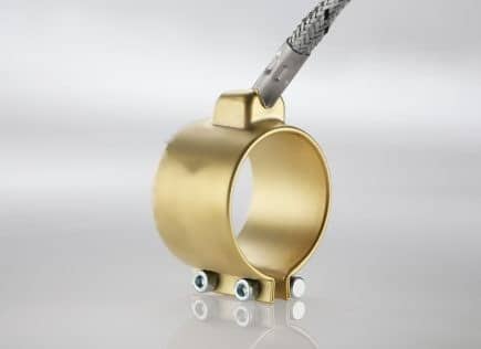 Düsenheizband in Messing-Ausführung für Arbeitstemperaturen bis 280 °C Düsenheizband in Messing-Ausführung für Arbeitstemperaturen bis 280 °C