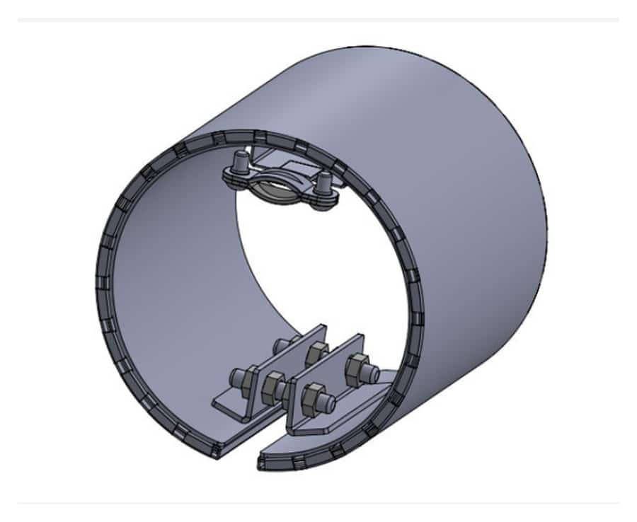 glimmerheizband-innenspannend-standard-hke Innenspannendes Glimmerheizband HKE 53 mit Standardverschluss